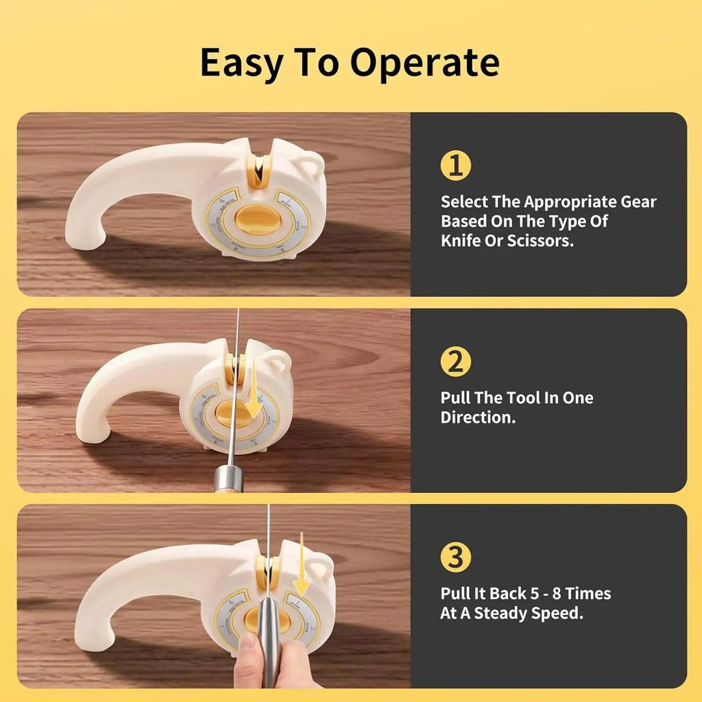 Cutter Sharpener Tool Knob Angle Control Kitchen Gadgets Slicing Home Zpaxo