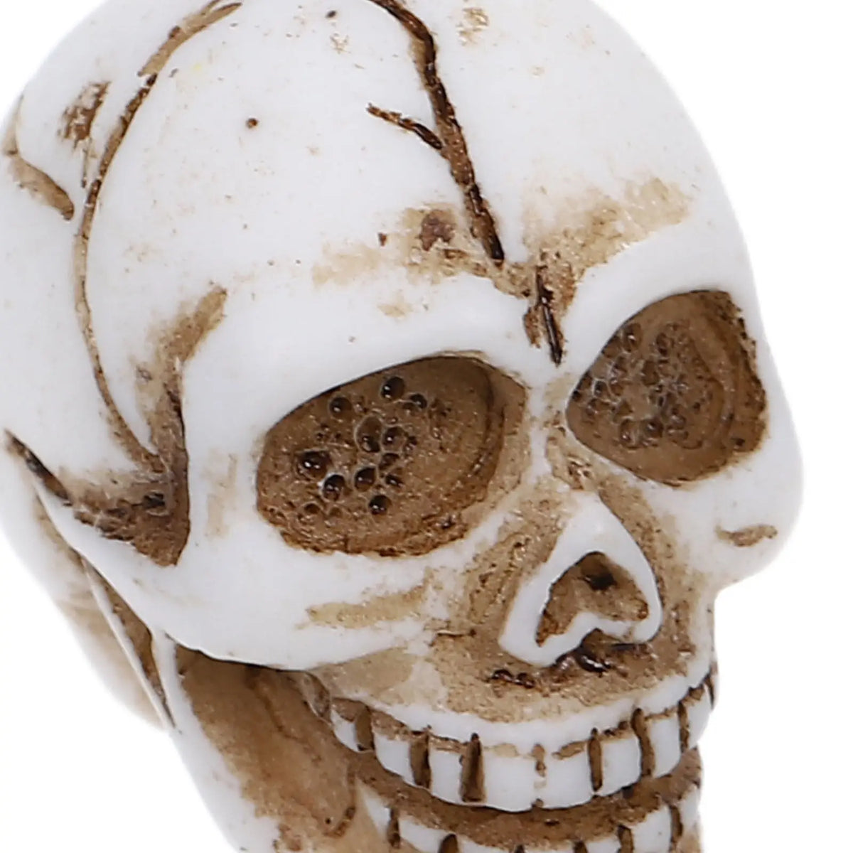 Tiny Resin Skull Figurines Halloween Party Supplies Spooky Zpaxo