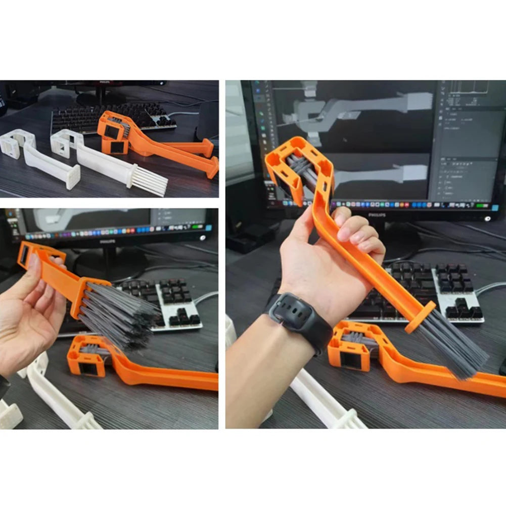 Bicycle Chain Clean Brush Double Head Motorcycle Cleaning Zpaxo