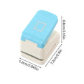 Square Stamp Puncher Hole Embossing Cutter Craft Shape Punch Tool Zpaxo A