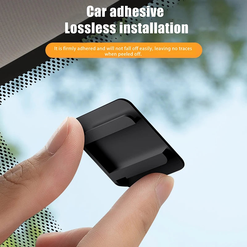 Universal Car Toll Pass Holder Adhesive Sticky ETC Bracket Removable Zpaxo