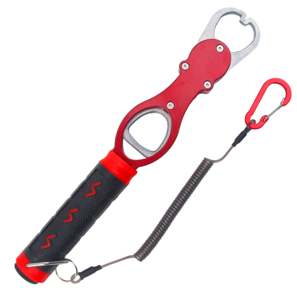 Fishing Pliers Fish Lip Gripper Weight Scale Line Split Ring Tool Zpaxo Blue