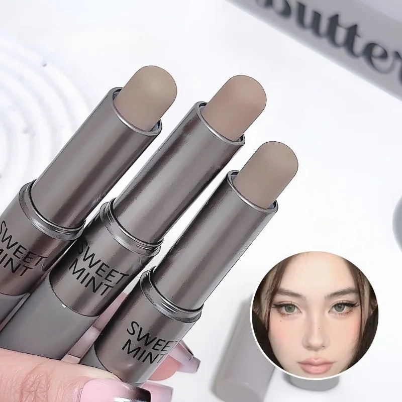 Matte Concealer Contour Stick Moisturizing Lasting Smooth 3D Nose Zpaxo