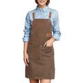 Multi-scene Work Apron Chefs Waiters Suitable Hotel Restaurant Coffee Zpaxo Light coffee OneSize