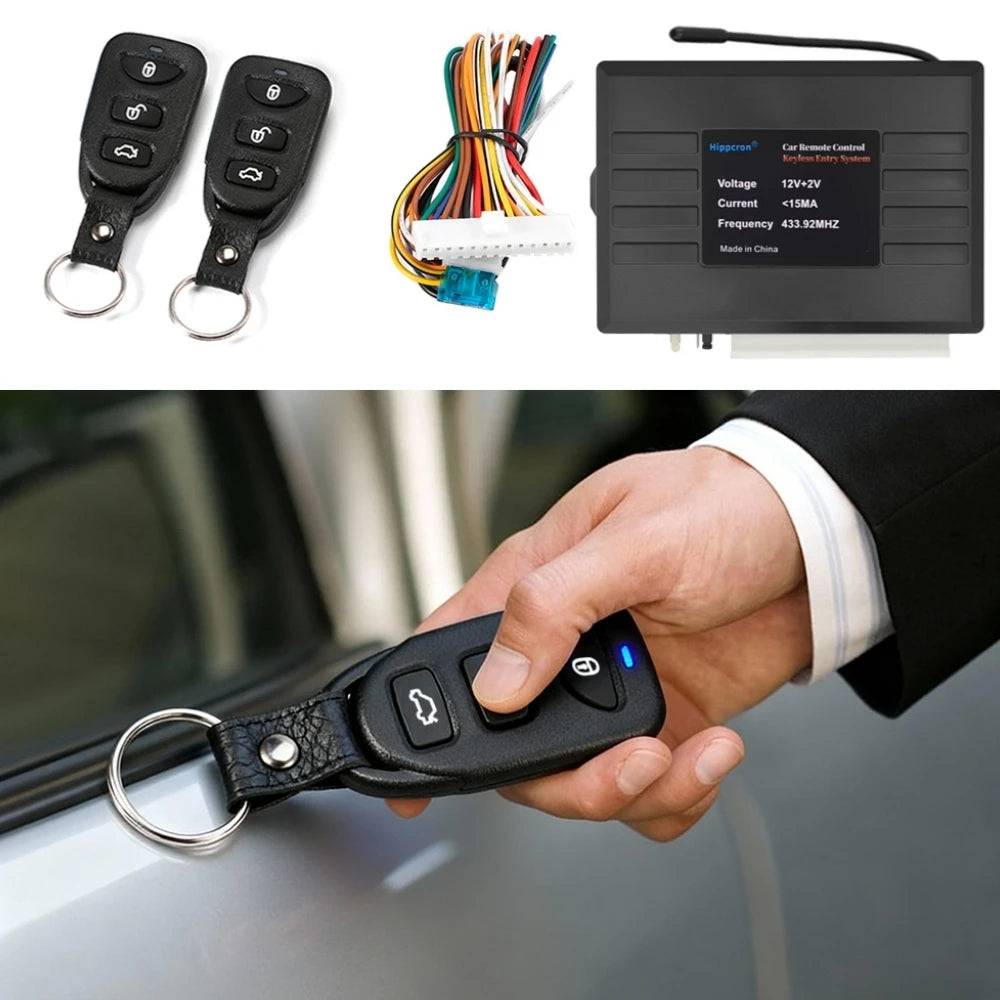 Hippcron Car Central Locking Alarm Systems Auto Remote Door Lock Zpaxo Default Title