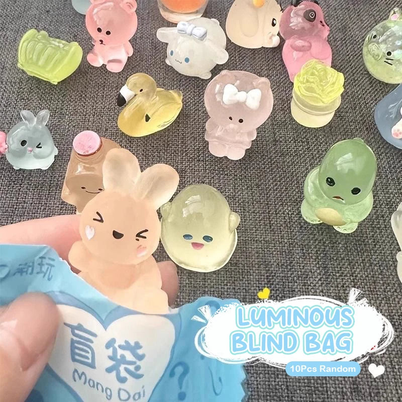 Cute Mini Simulation Animal Model Action Surprise Dolls Lovely Zpaxo 10pcs Random