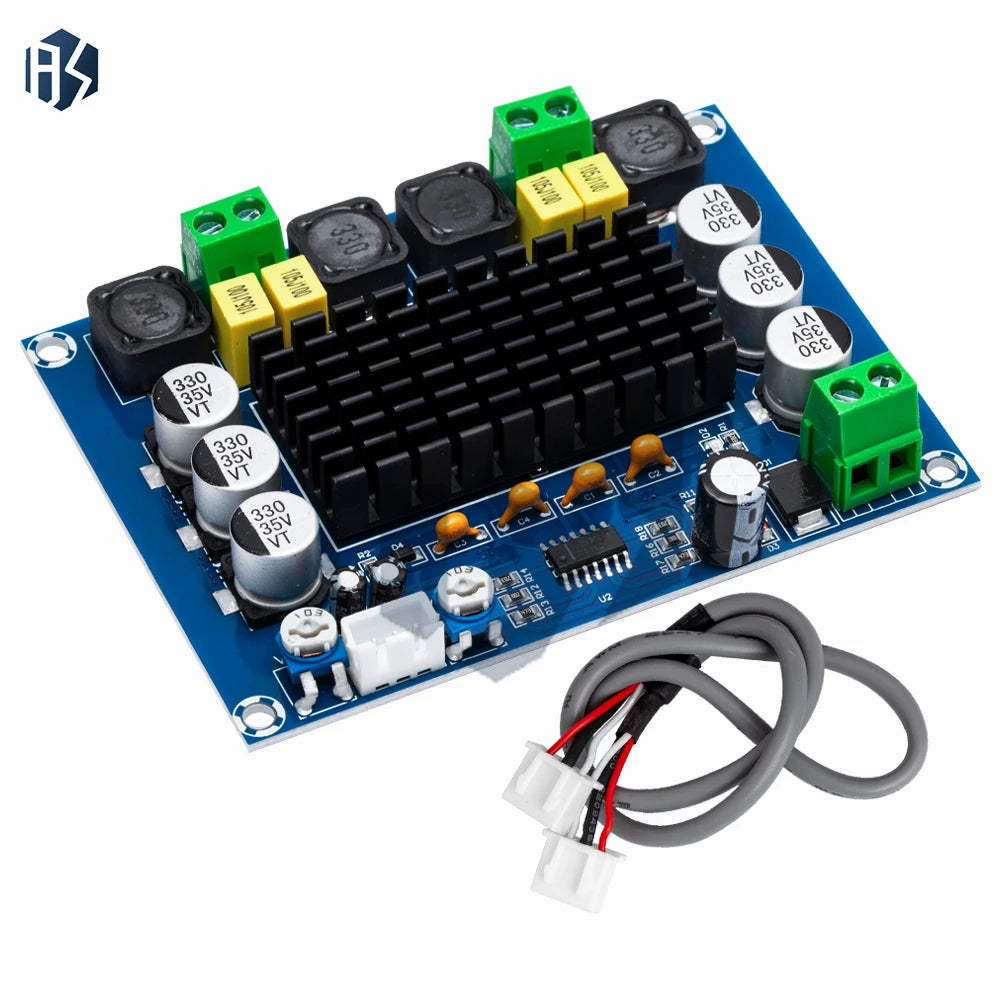 XH-M543 2x120W Dual Channel Audio Amplifier Module, Hi-Fi Stereo Digital Power Amp Zpaxo