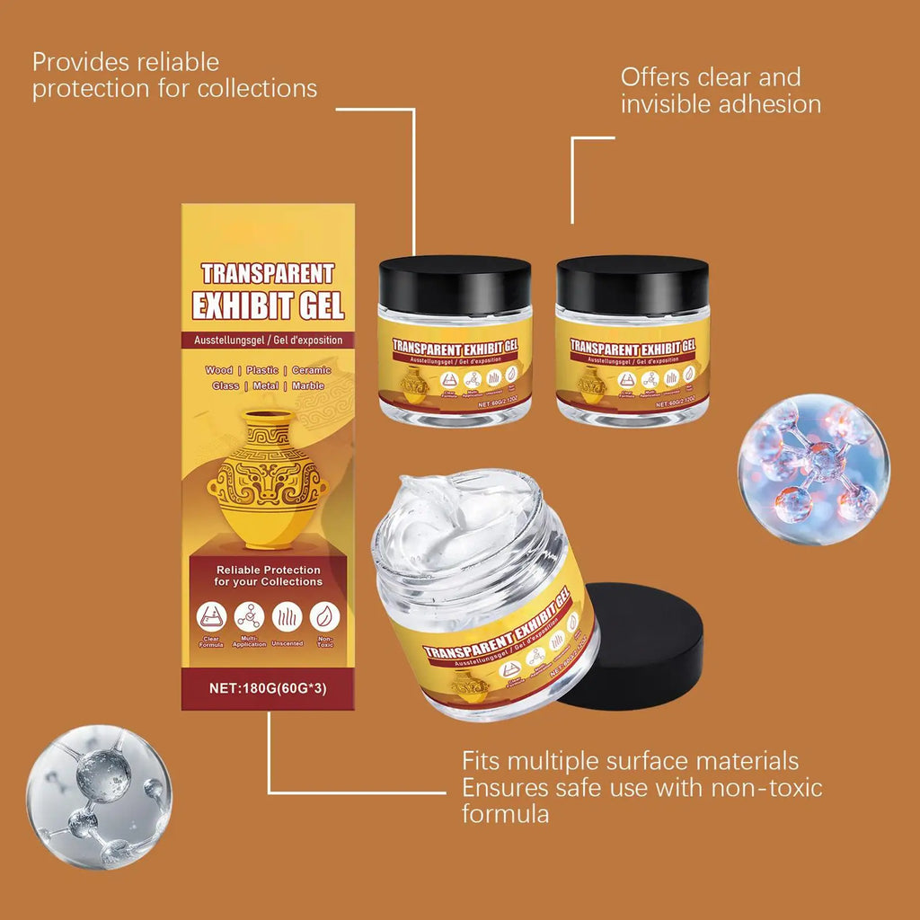 Transparent Museum Putty Gel Removable Adhesive Wall Decor Photos Zpaxo