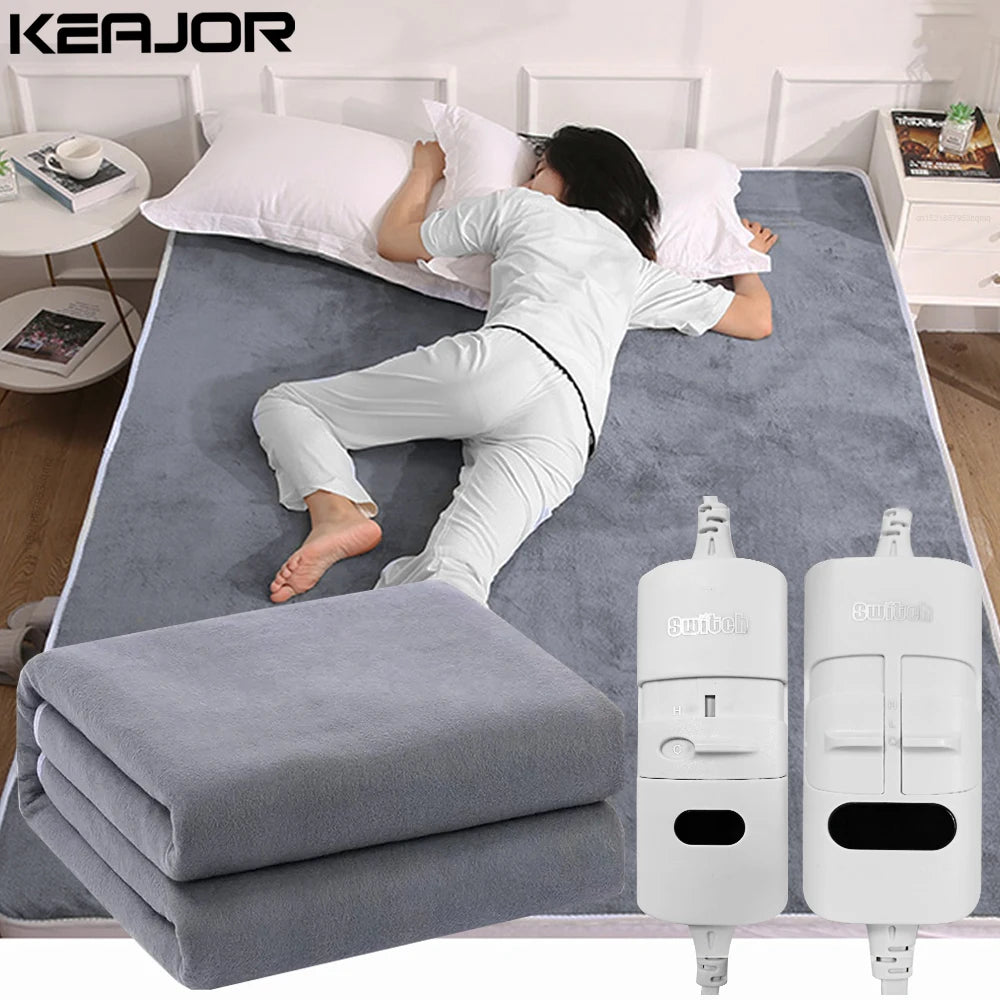 Electric Blanket 220V Thicker Automatic Thermostat Heating Body Zpaxo