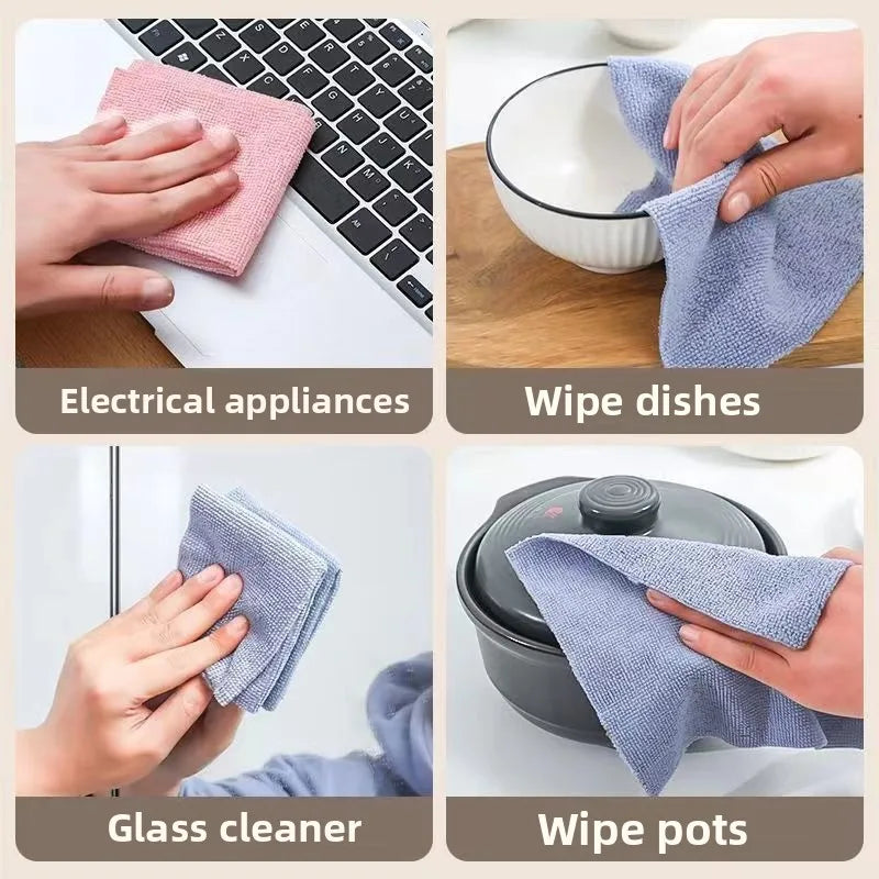 Microfiber Pull Out Disposable Kitchen Towels Absorbent Cleaning Zpaxo