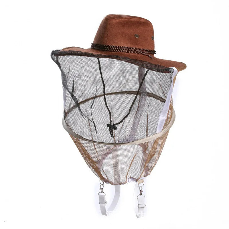 Beekeeper Protective Hat Anti Bee Fabric Nylon Net Yarn Beekeeping Zpaxo