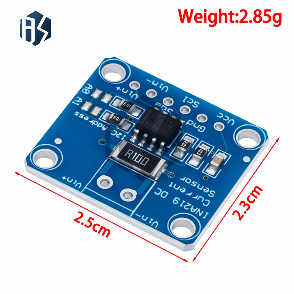 INA219 Bi-directional DC Current Power Sensor Module 3V-5V I2C Zpaxo