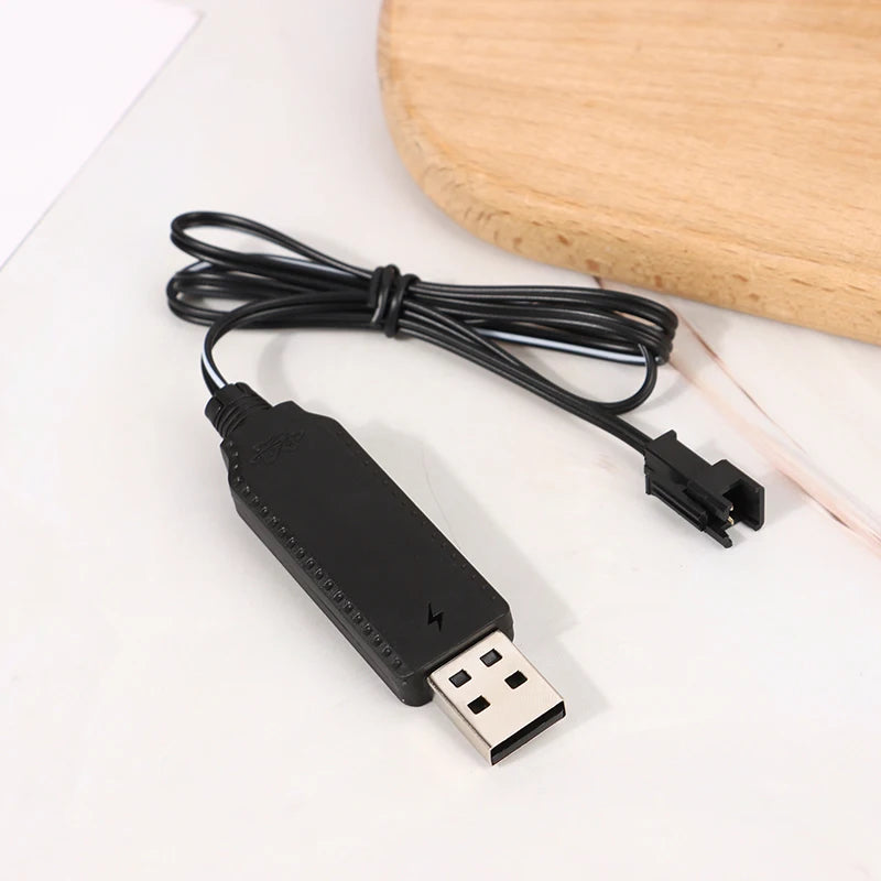 Usb Charger Cable 3 7V Lithium Battery SM-2P Forward RC Car Aircraft Zpaxo