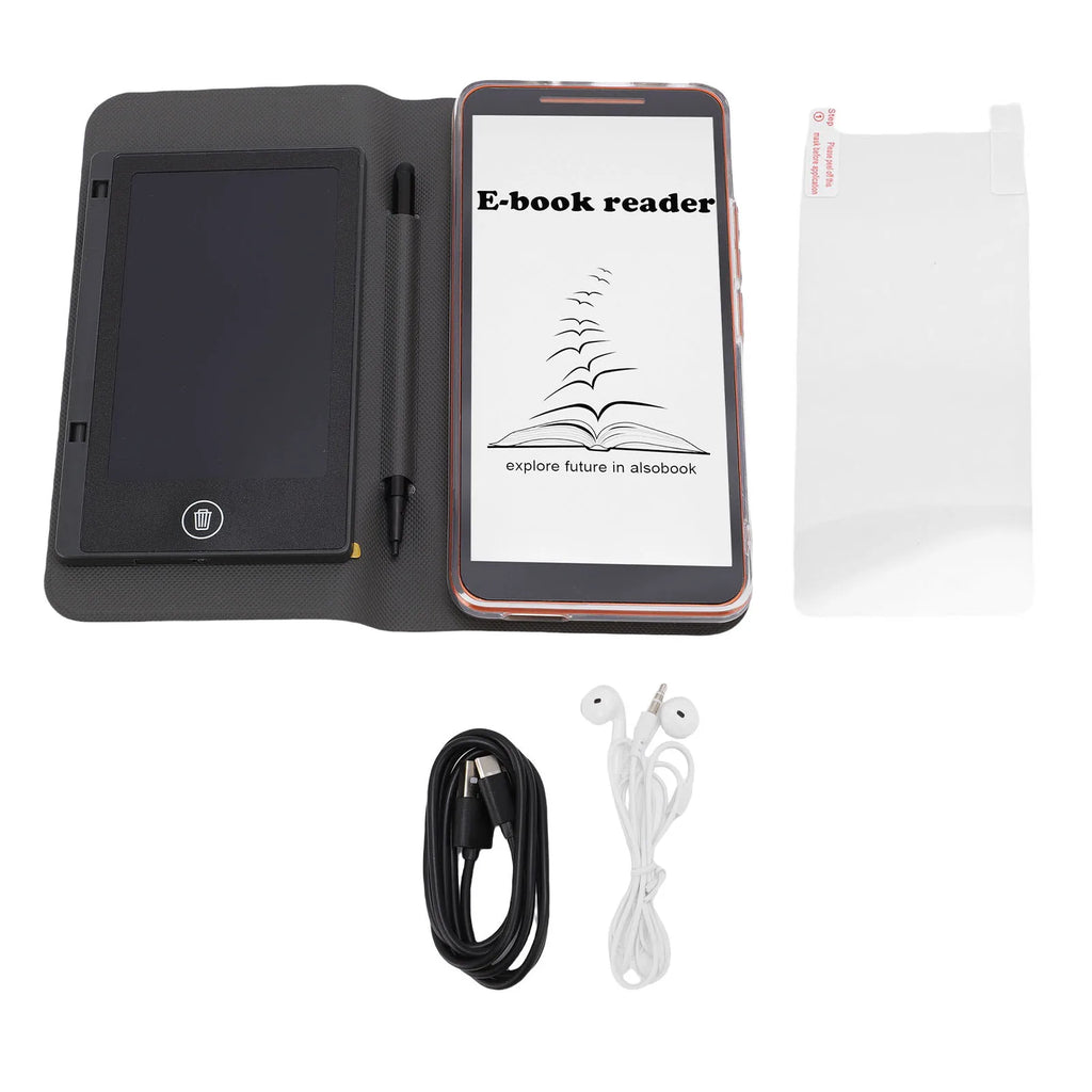 Capacitive E Book Reader 8MP Camera GPS Video Music Player Writing Zpaxo black