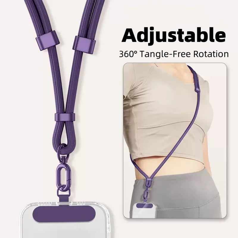 Universal 360 Rotation Adjustable Mobile Phone Lanyard Wrist Strap Zpaxo