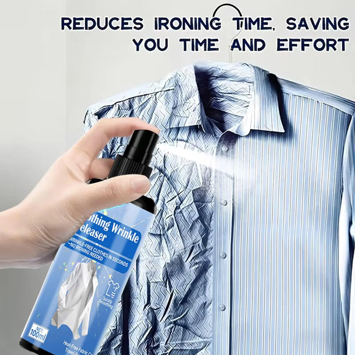 Wrinkle Remover Spray Anti Static Quick Dry Clothes Iron Travel Zpaxo