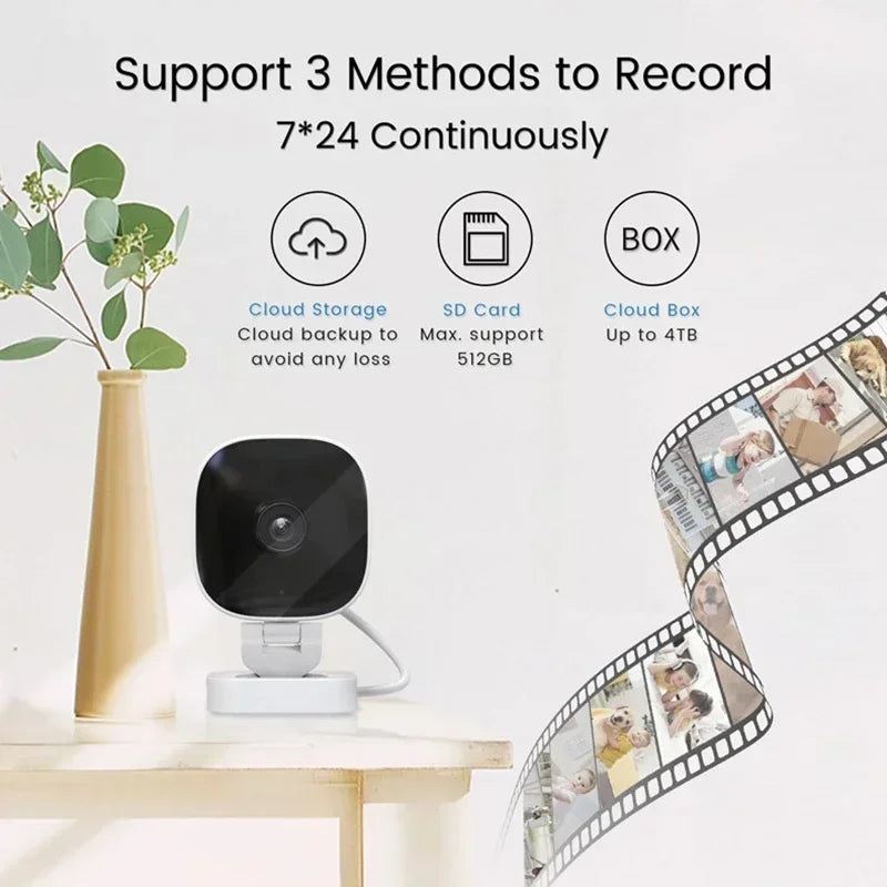 4K Mini Security Camera IP65 Waterproof Full Night Vision Motion Zpaxo
