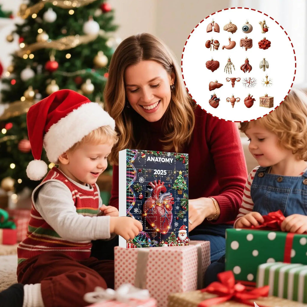 2025 Science Theme Advent Calendar 24 Days Countdown Decorations Zpaxo