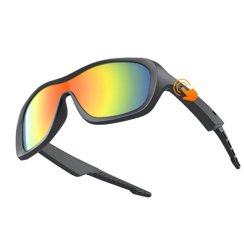 2026 Smart Glasses HD Photo Video AI Record Translation Touch Photochromic Lenses Bluetooth Call Music Multifunction Glasses Zpaxo Orange