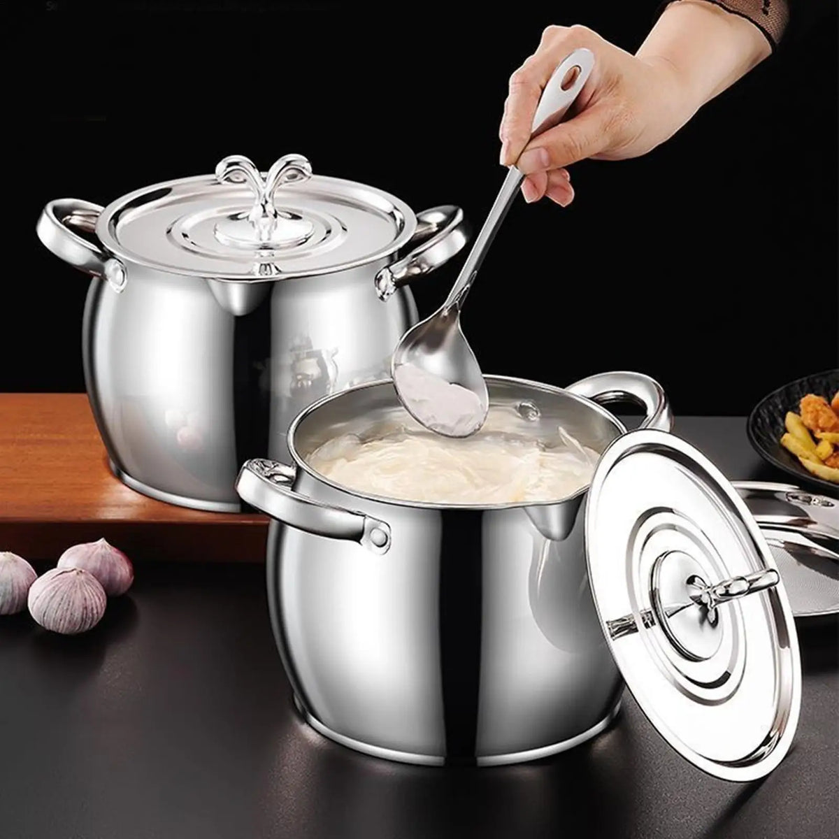 Stainless Steel Bacon Grease Container Fat Storage Canister Strainer Zpaxo