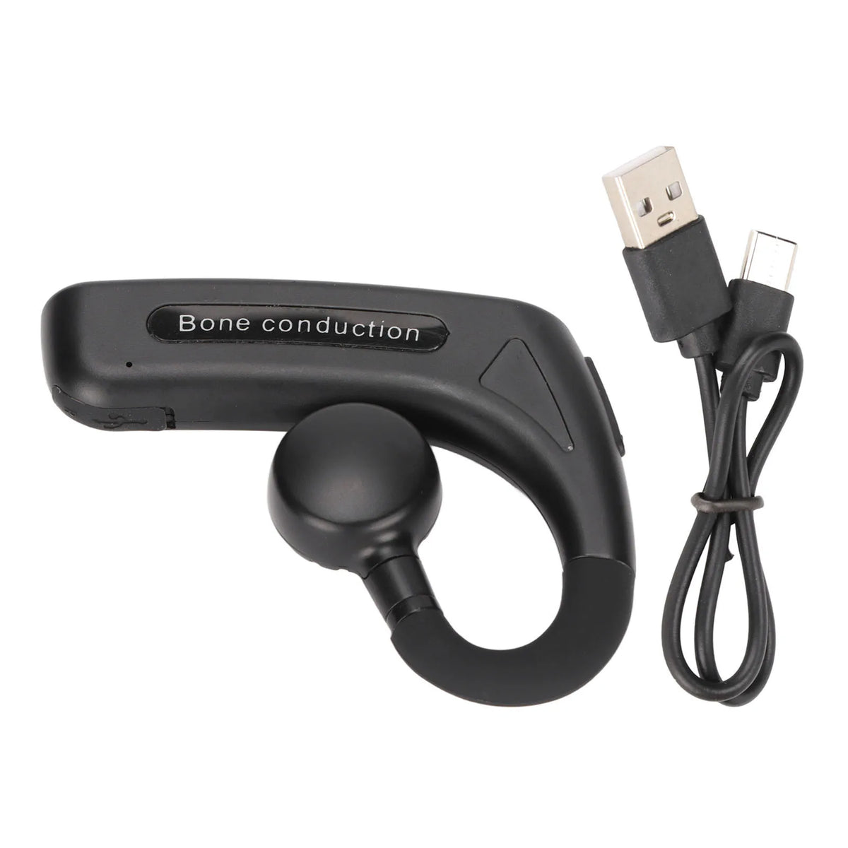 Bone Conduction Earbuds Stereo 5 0 Multifunctional Hands Wireless Zpaxo black