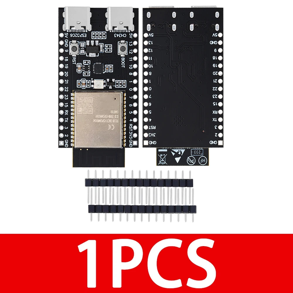 ESP32 ESP32-C6 Wifi+bluetooth Internet Things Dual Type-c Development Zpaxo 1pcs ESP32-C6 N4 5pcs