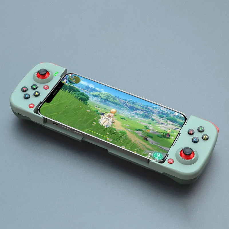 D3 Gamepad Telescopic Joystick PS4 Phone Stretching Bluetooth 5 0 Zpaxo Green