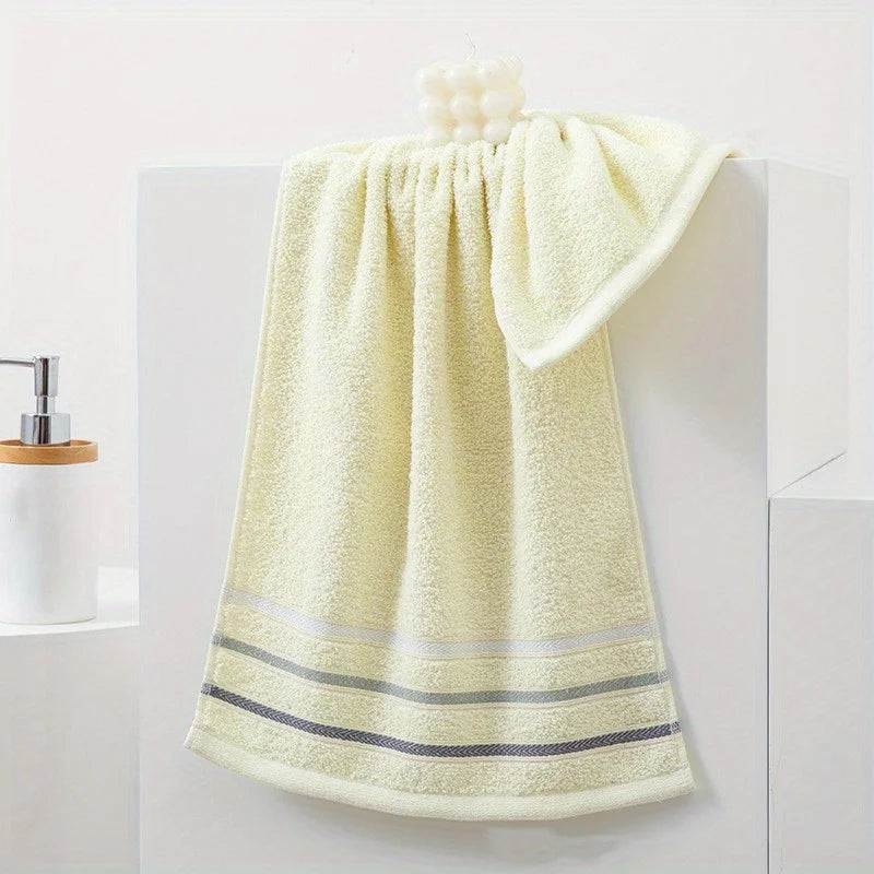 Ultra Soft Cotton Blend Face Towel Perfect Sensitive Skin Highly Zpaxo YELLOW