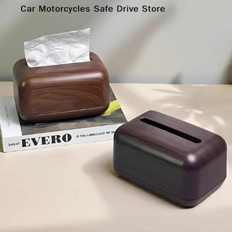 CMNew Chinese-style Simple Walnut Tissue Box Household Solid Wood Zpaxo