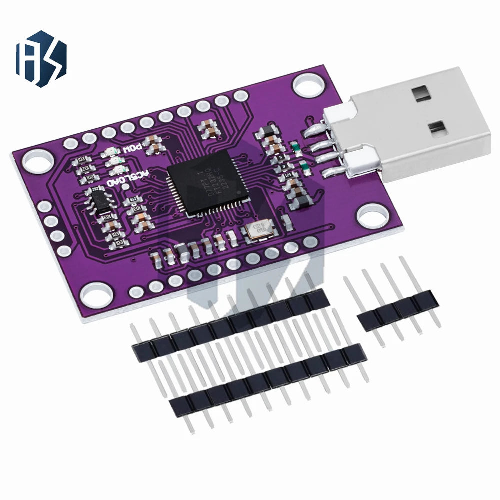 ‌FT232H USB 2.0 Multiprotocol Bridge Module – JTAG/UART/SPI/I2C Converter for FPGA, MCU Debugging Zpaxo