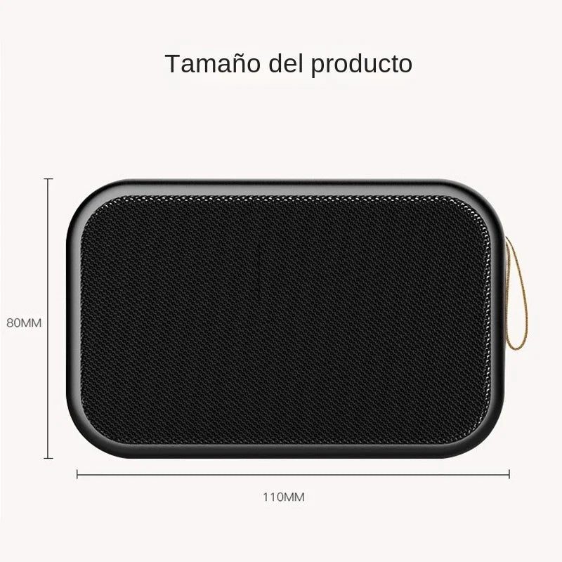Mini Fabric Bluetooth Speaker Outdoors Wireless Waterproof Outdoor Hifi 3D Stereo MP3 Player Support FM Radio Support SD TF Card Zpaxo