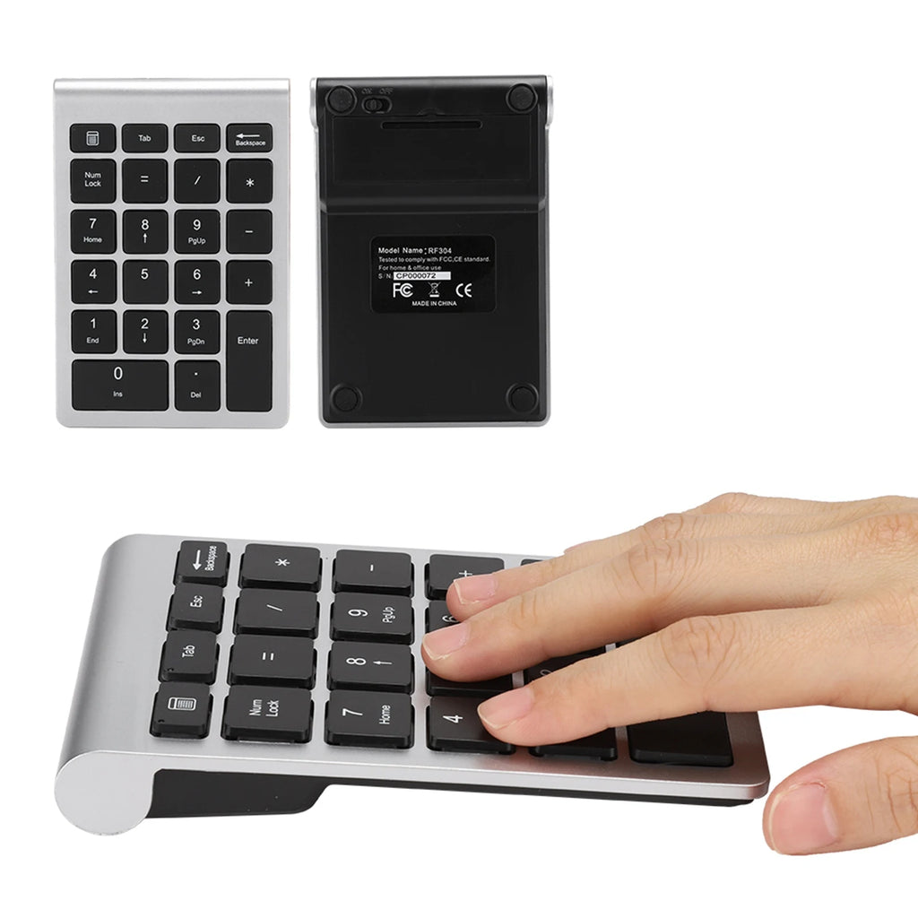 RF304 22 Keys Mini Keyboard Wireless with Receiver Numeric Keypad USB 2.4G Wireless Mini Keyboard Zpaxo