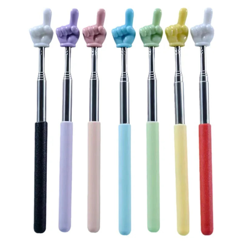 Steel Teaching Pointer Telescopic Rod Finger Design Stick Sticks Mini Zpaxo