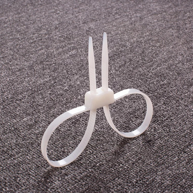 Lot 14x12x0 Plastic Police Handcuffs Double Flex Cuff Disposable Zip Zpaxo White