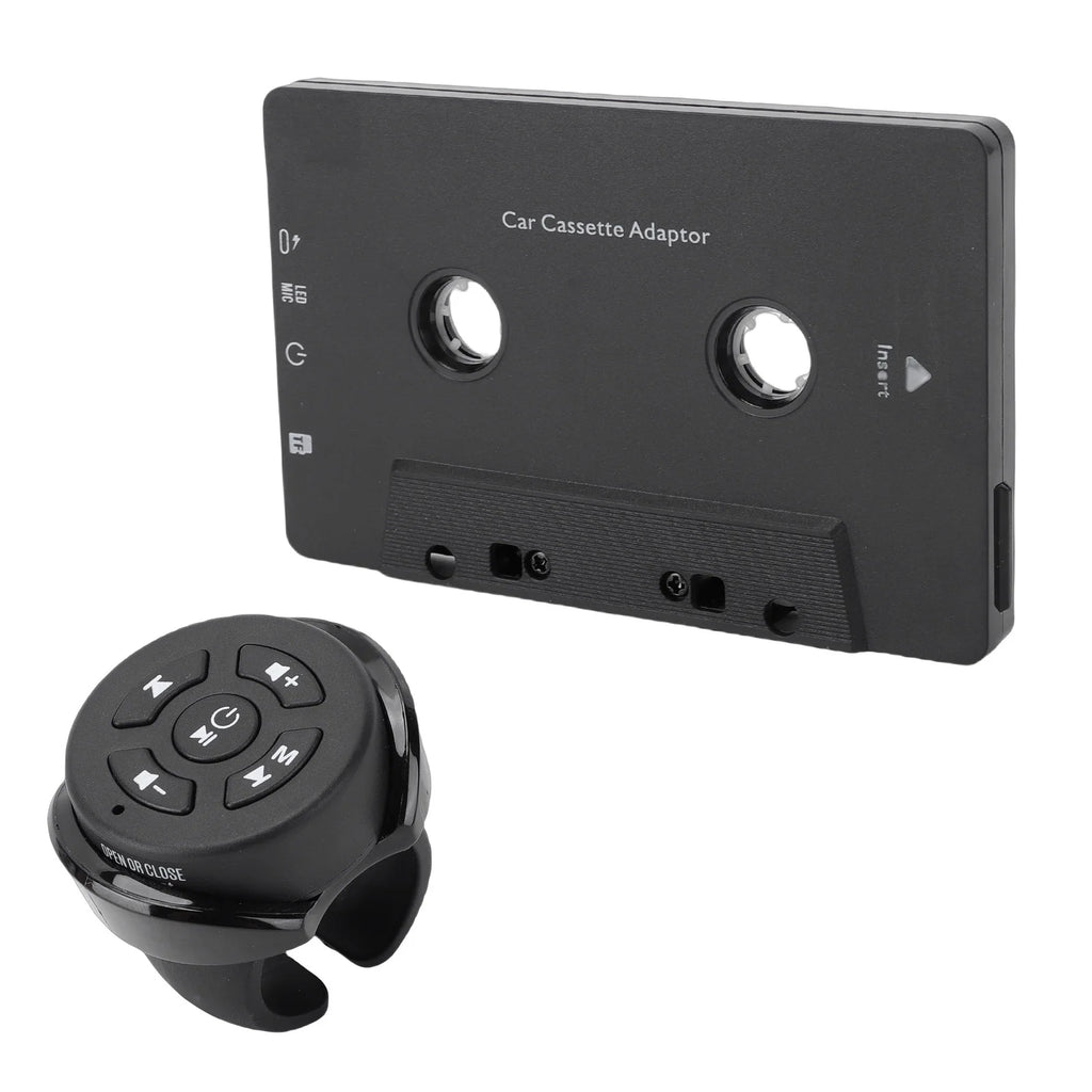 Car Wireless Cassette Receiver Remote Control Bluetooth Tape Player Zpaxo