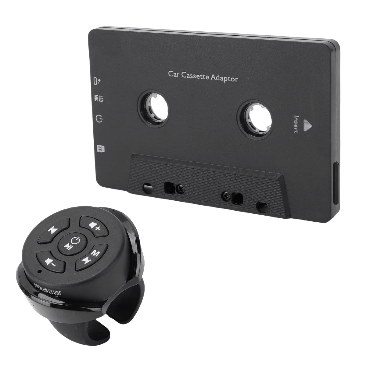 Car Wireless Cassette Receiver Remote Control Bluetooth Tape Player Zpaxo