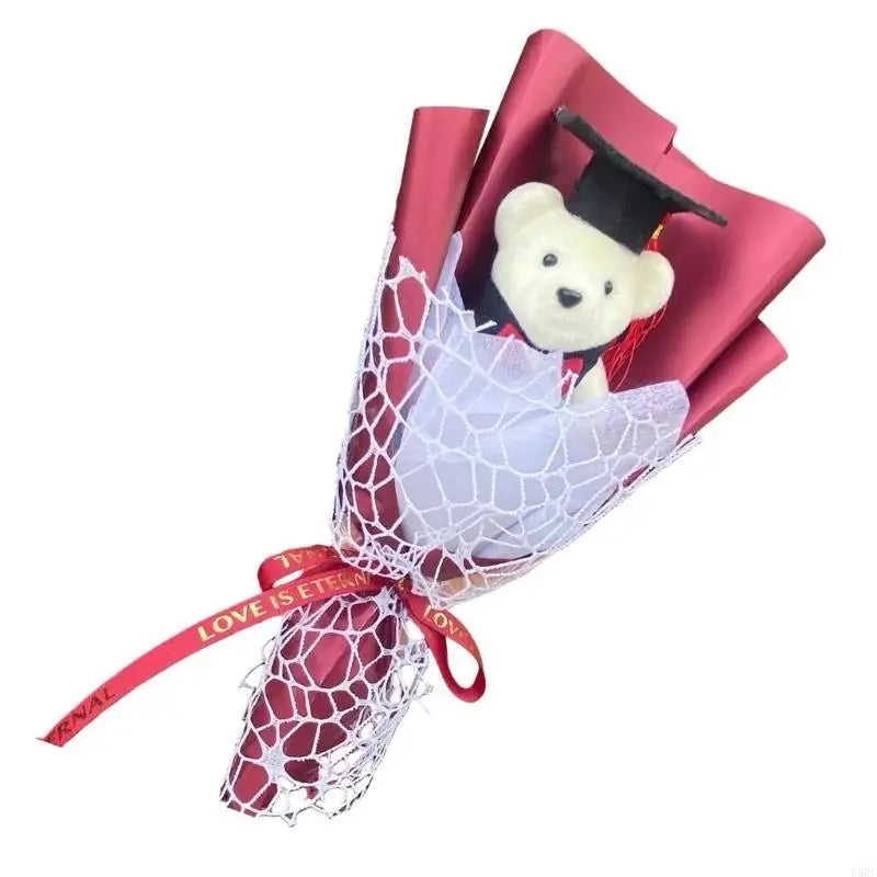 Graduation Flower Bouquets with Toy Bear Bouquets for Student Teacher Graduation Zpaxo