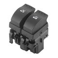 Double Power Window Electric Control Button II 2 8200 060 045 Black Zpaxo black