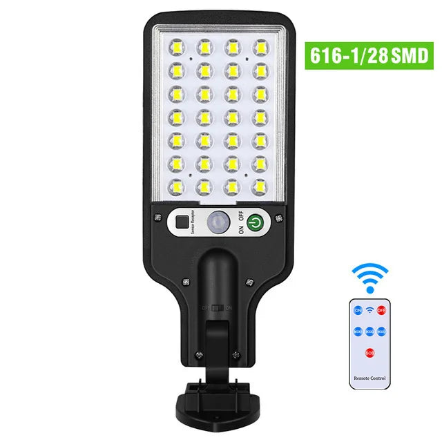 Solar Street Lights Motion Sensor Outdoor 520 LED Powered Lamp Remote Zpaxo 616D-With Control China Mainland