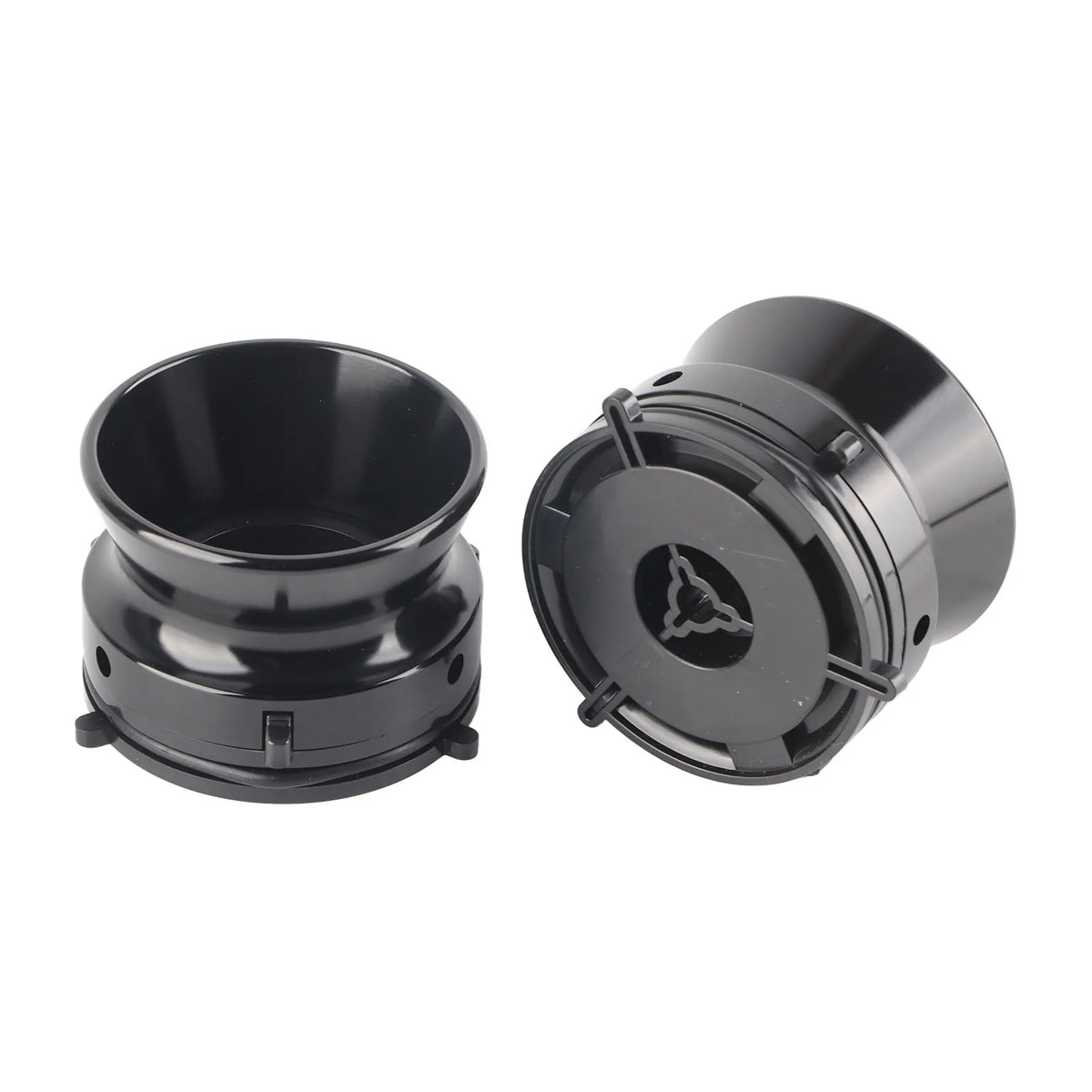 NAB Reel Hub Adaptors 1 Pair Loading Device Aluminum Opener Strong Zpaxo black
