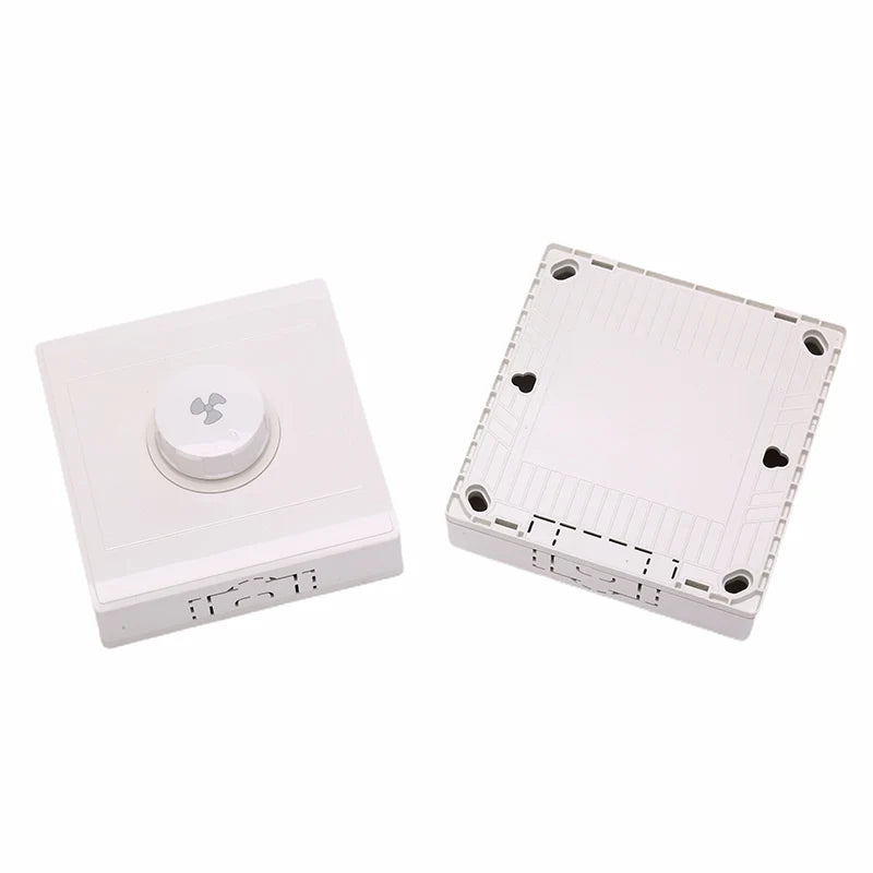 86 White AC220V 10A Plastic Ceiling Fan Solid Controller Wall Switch Zpaxo