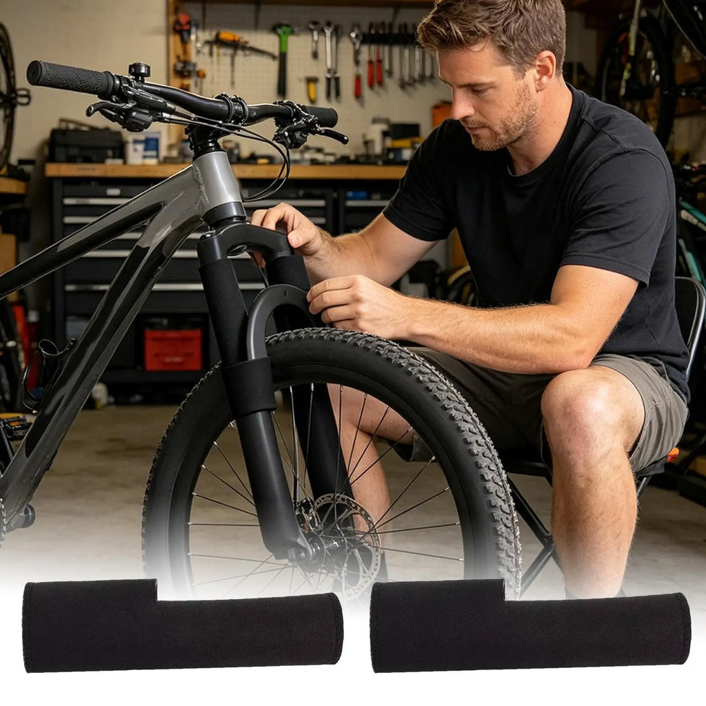 Bike Front Fork Protector Dustproof Sleeve Mountain Bicycle Shock Zpaxo