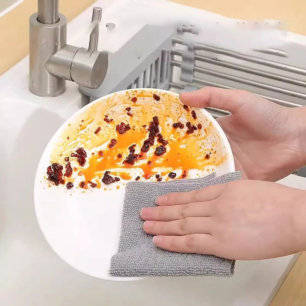 Box Pull-out Disposable Rags Kitchen Household Absorbent Microfiber Zpaxo