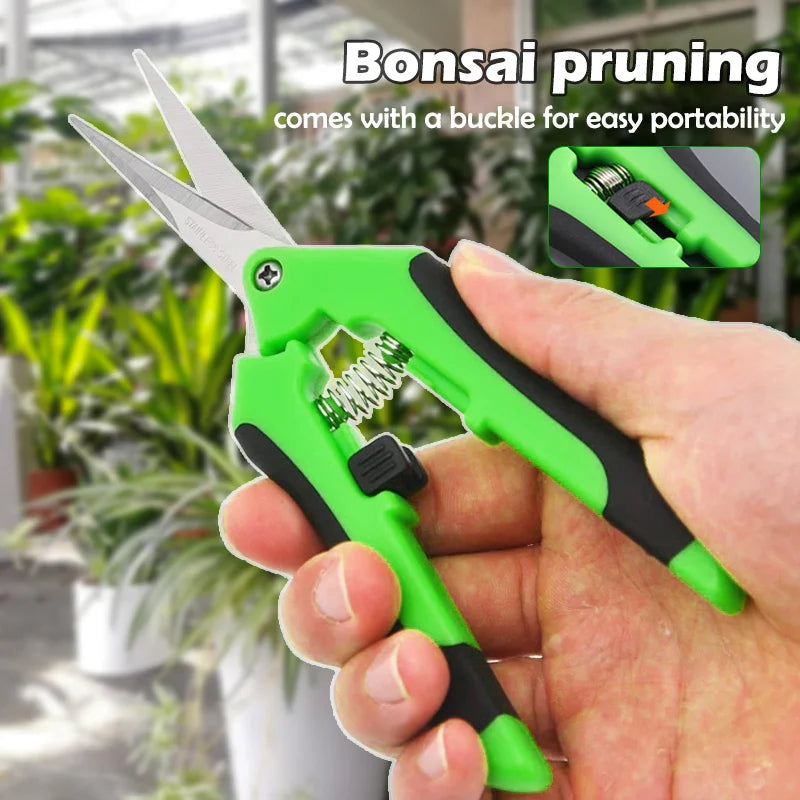 Pruning Shears Precision Trimming Scissors Gardening Hand Snips Zpaxo