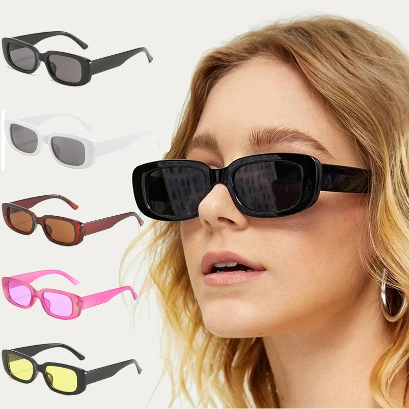 Square Sunglasses Women Rectangle Luxury Brand Designer Sun Glasses For Female Gradient Clear Small Lens Unisex Oculos De Sol Zpaxo