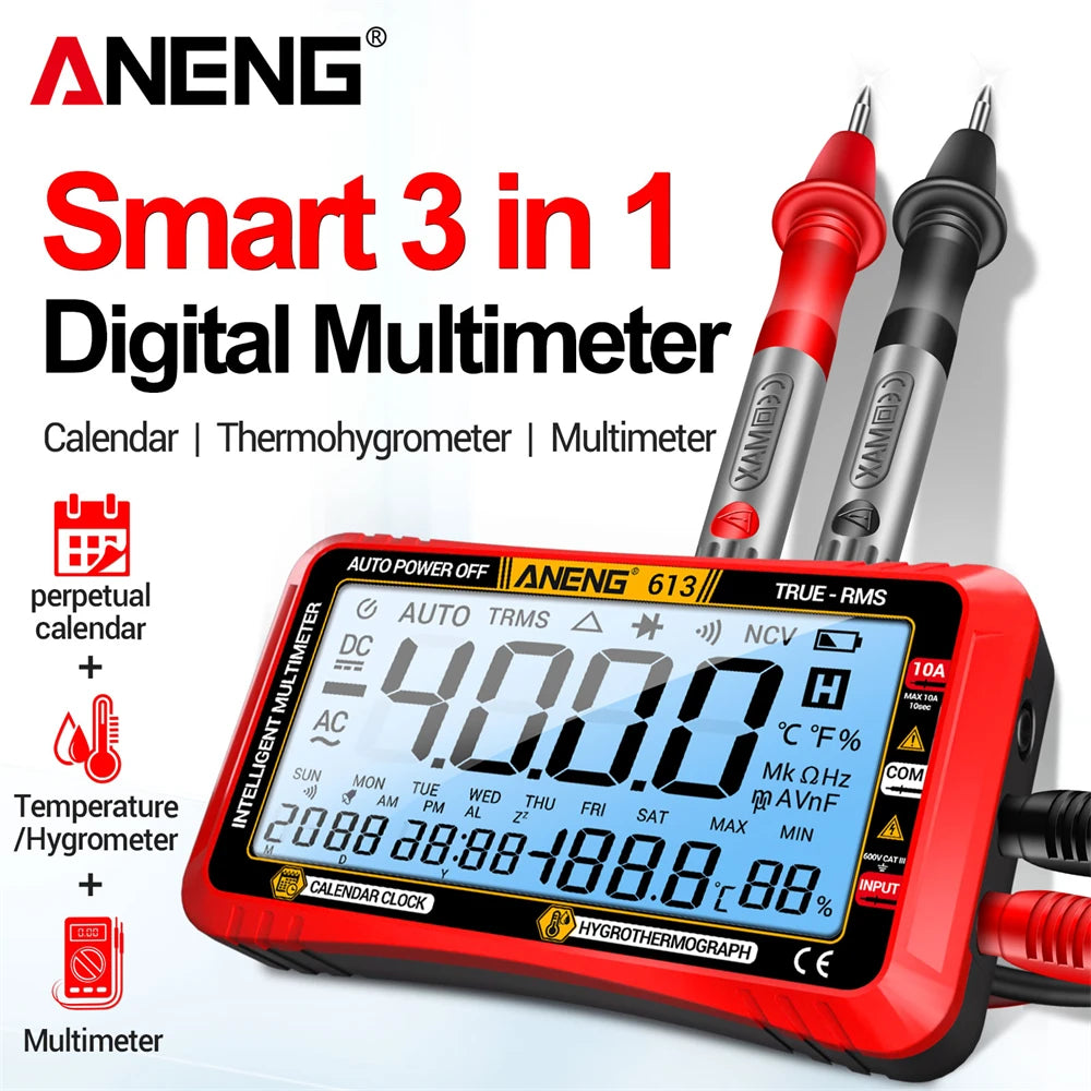 3 in1 AC DC Voltage Current Resistance Capacitance Measurement Zpaxo
