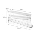 2-Tier Automatic Rolling Egg Dispenser Stair-style Storage Organizer Zpaxo clear-1pc