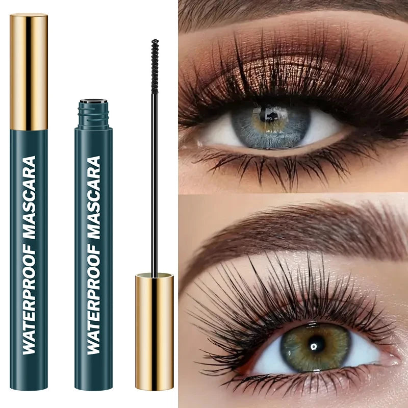 Waterproof 4D Mascara Black Brown Ultra Thin Volumizing Long-lasting Zpaxo