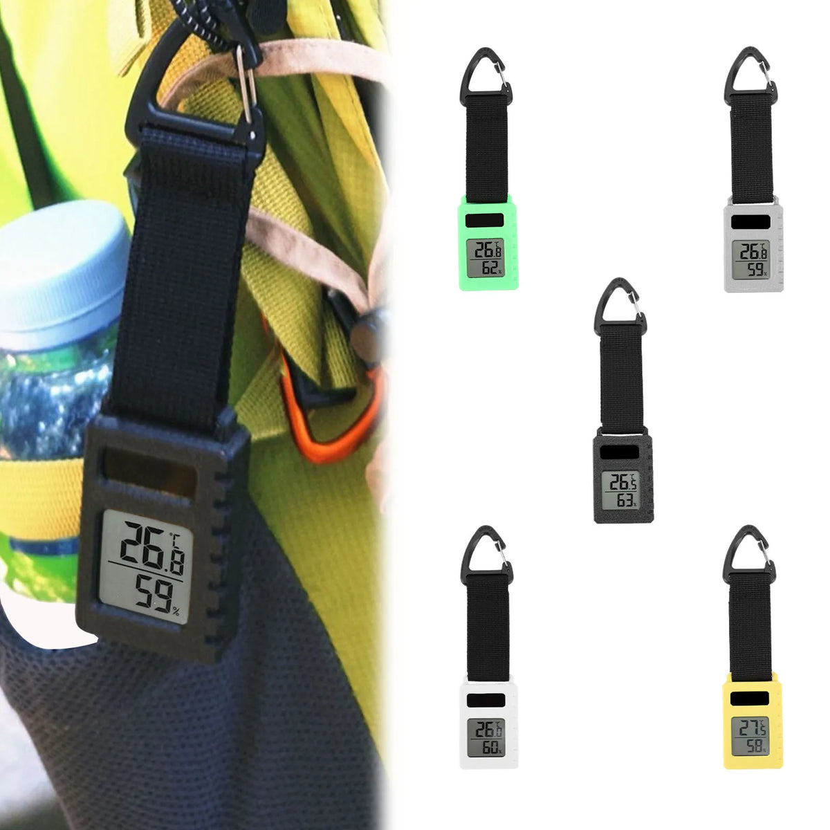Portable Mini Thermometer Ultra Light Temperature Humidity Meter Zpaxo