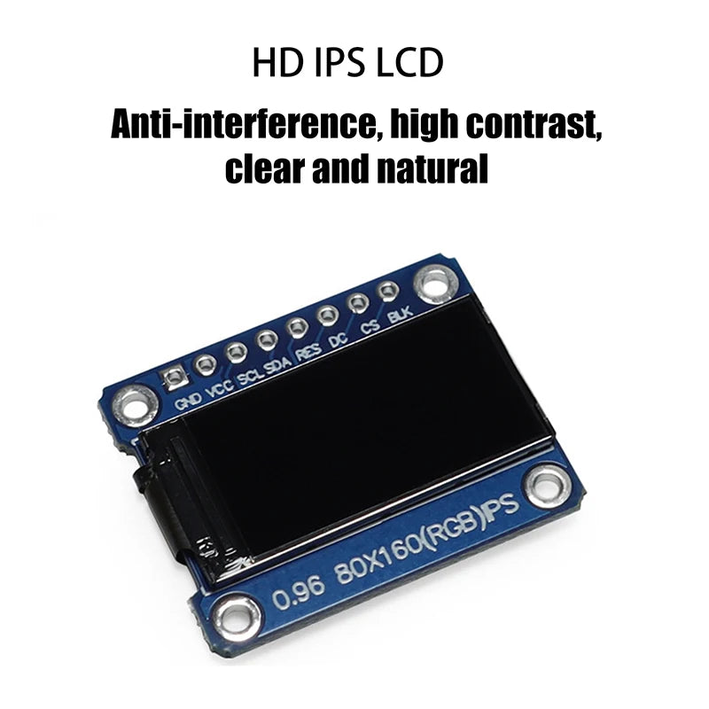 IPS Display OLED Module 80 160 65K Colorful RGB TFT LCD Board ST7735 Zpaxo